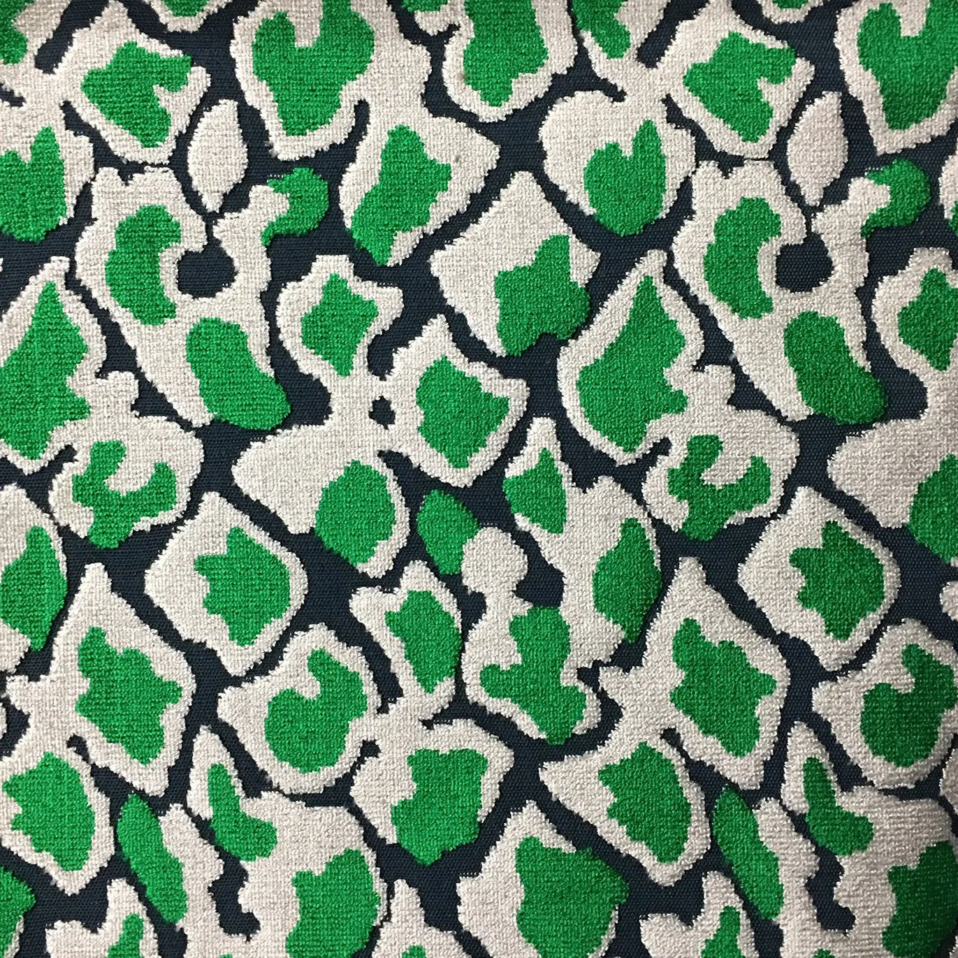 SWAGGER - LEOPARD PATTERN CUT VELVET UPHOLSTERY FABRIC BY THE YARD