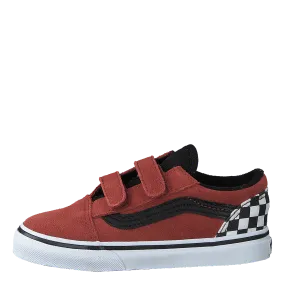 Td Old Skool V (suede) Redwood/black