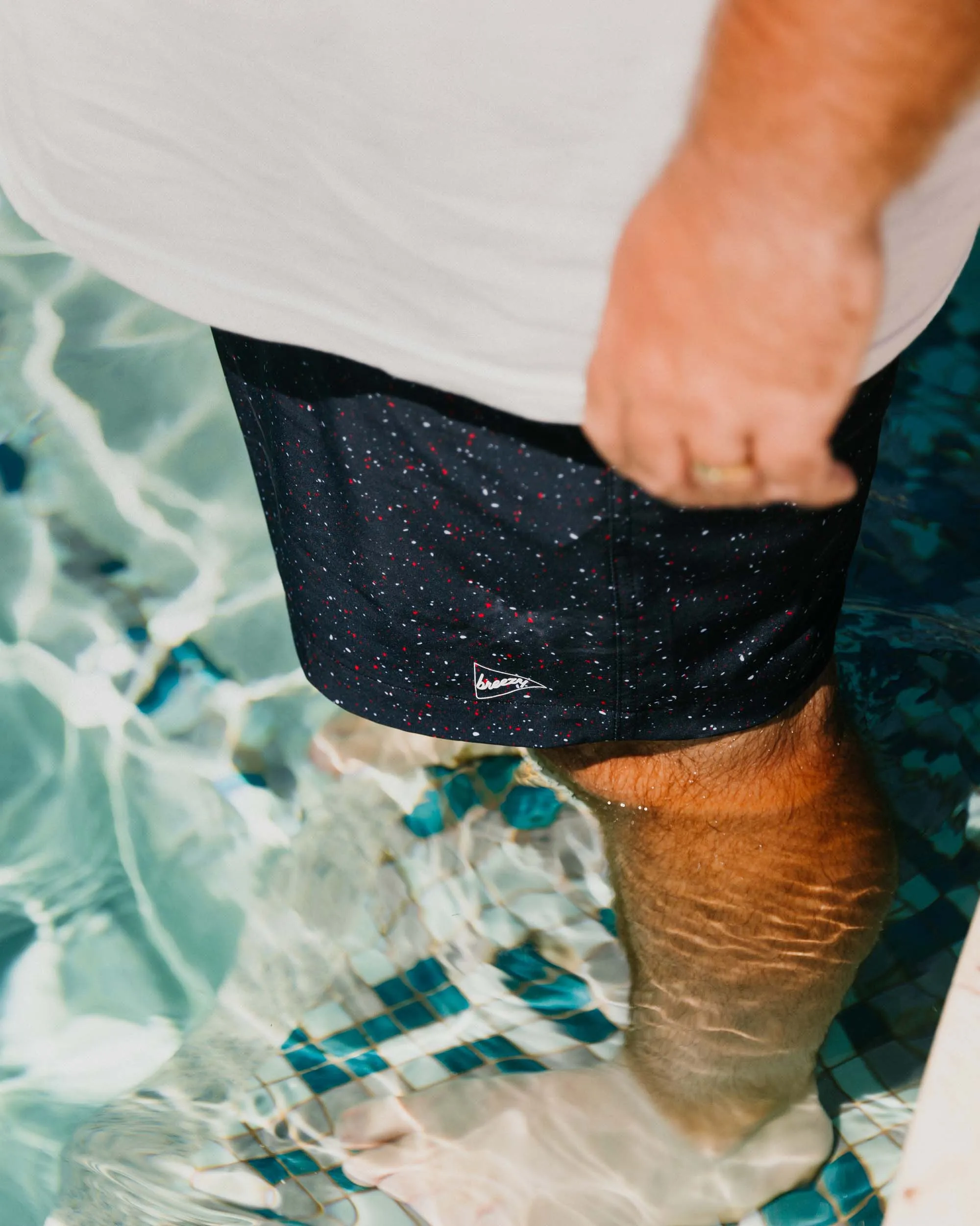 The USA Splatter Swim Trunks